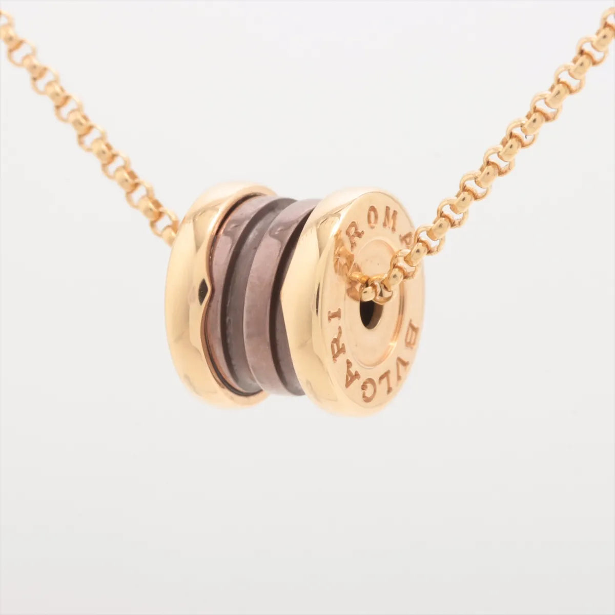 Best Buy Second Hand Bvlgari B.Zero 1 Roma Ceramic Necklace Rose Gold