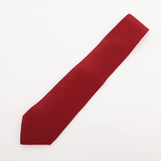 Chanel Dot Red Silk Necktie