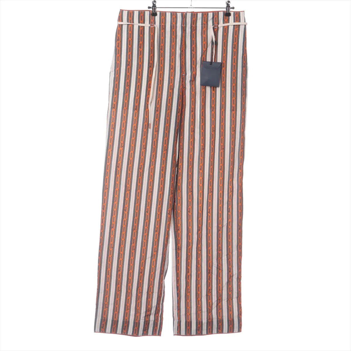 Louis Vuitton Multicolor Chain Cotton Silk Pants
