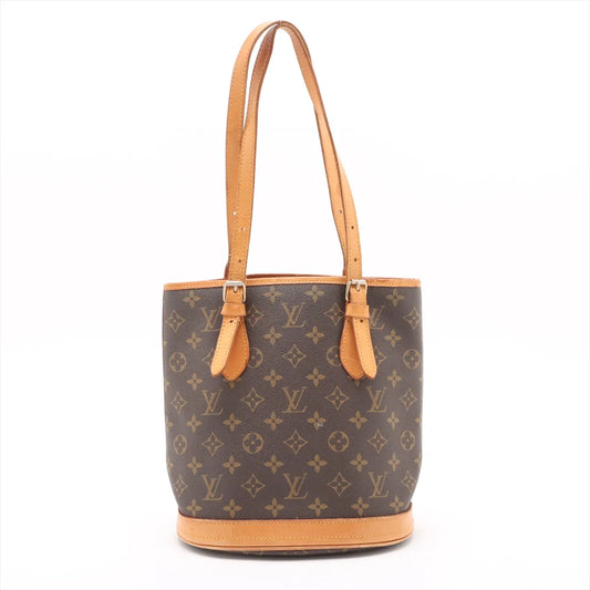 Louis Vuitton Monogram Bucket PM Tote Bag