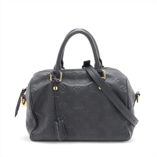 Louis Vuitton Monogram Empreinte Speedy 25 Black