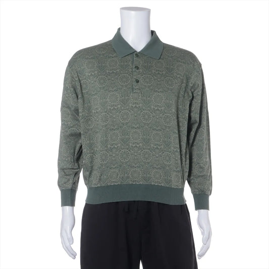 Christian Dior Monsieur Cotton Polo Shirt Green