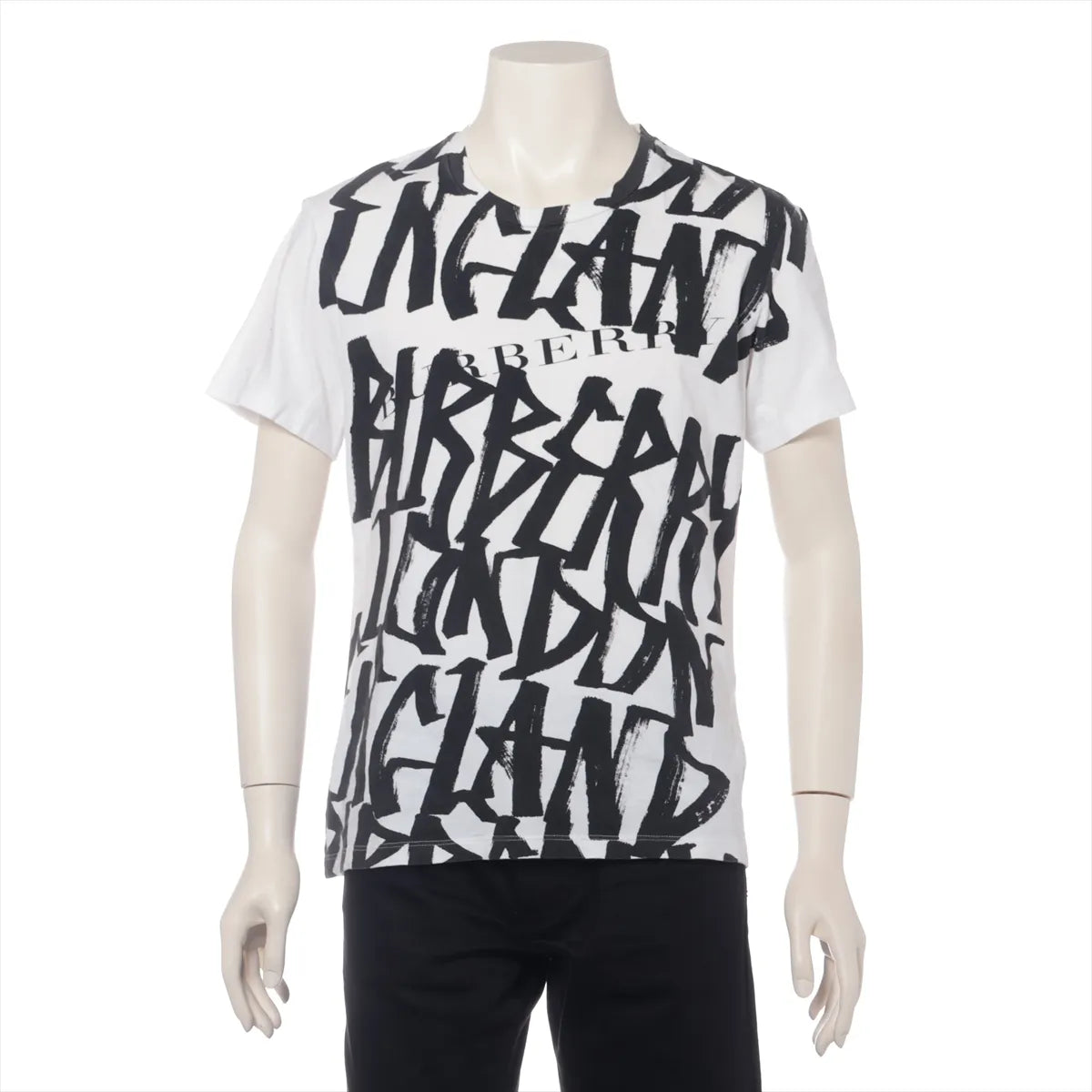 Burberry England Graffiti Cotton T-shirt White