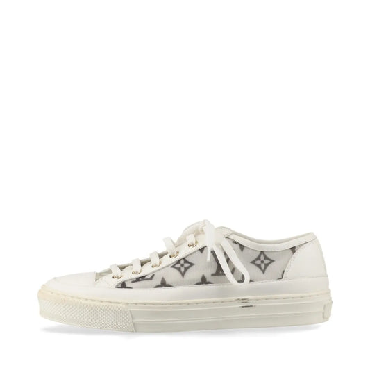 Louis Vuitton Stellar Line Mesh Leather Sneaker White x Black