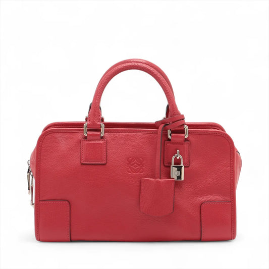 Loewe Amazona 28 Leather Handbag Red