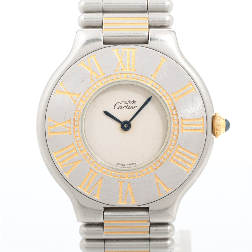 High Quality Cartier Must de Cartier 21 Two Tone Watch