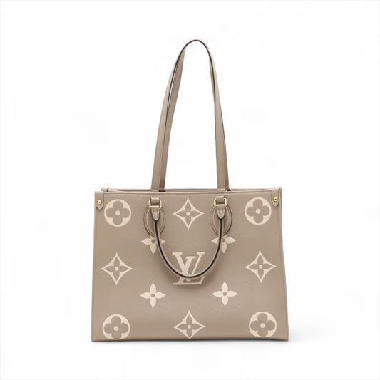 Louis Vuitton Bicolor Monogram Giant On the Go MM Dove x Cream