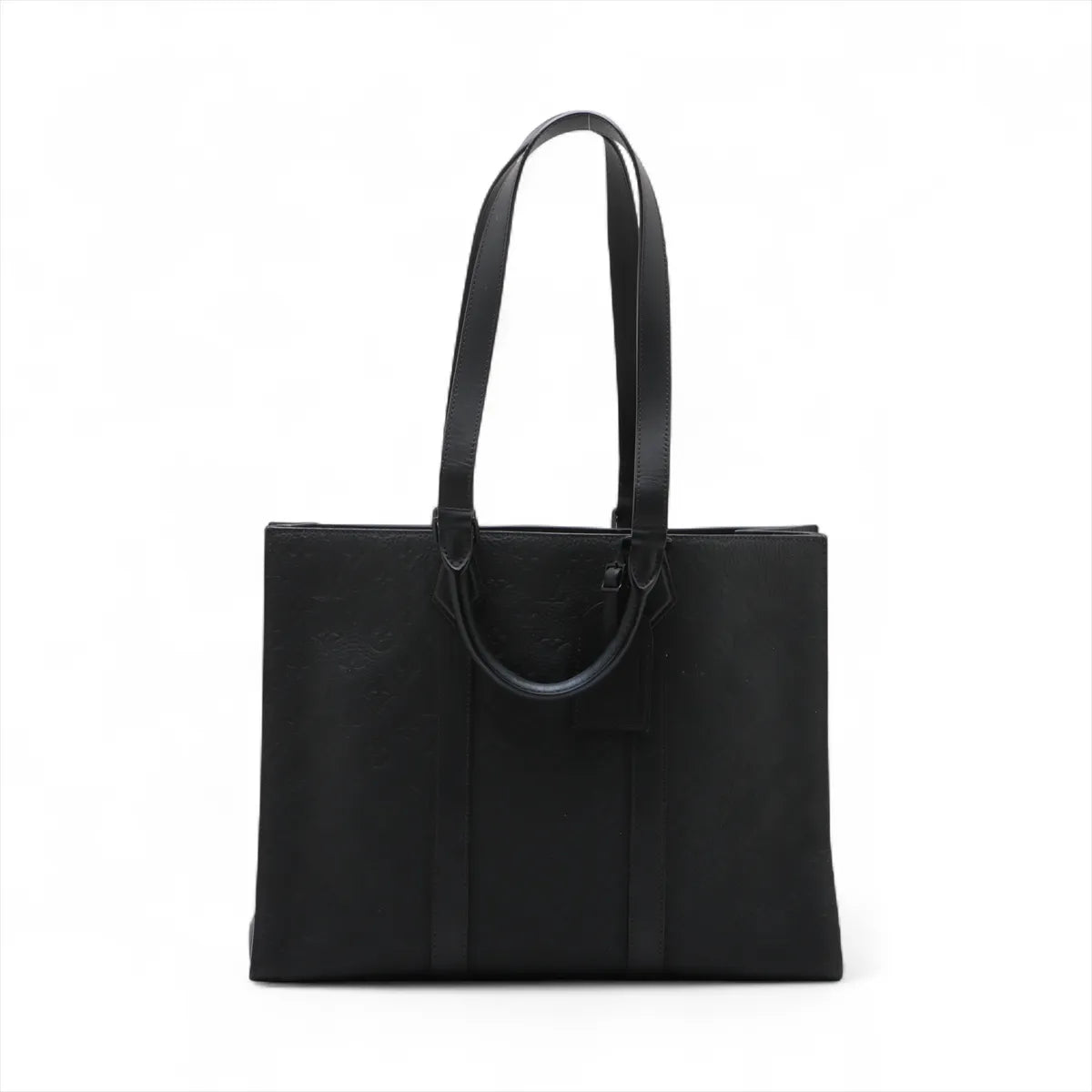 Louis Vuitton Taurillon Monogram Sac Plat 24H Black