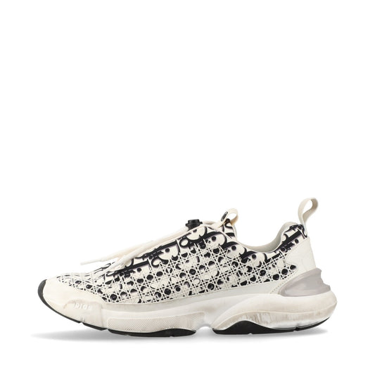 Dior Oblique B24 Rubber x Fabric Mens Sneaker White x Black