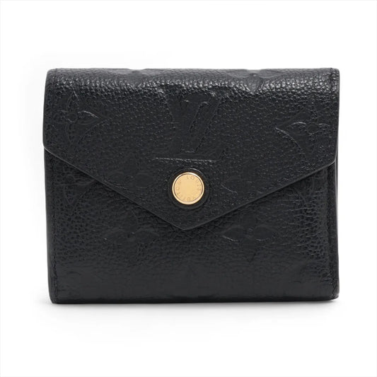 Louis Vuitton Empreinte Portefeuille Zoe Compact Wallet Noir