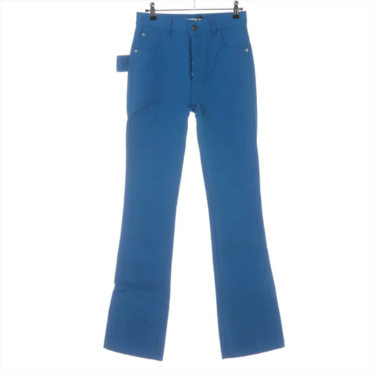Bottega Veneta Cotton Silk Pants Blue — product photo 1