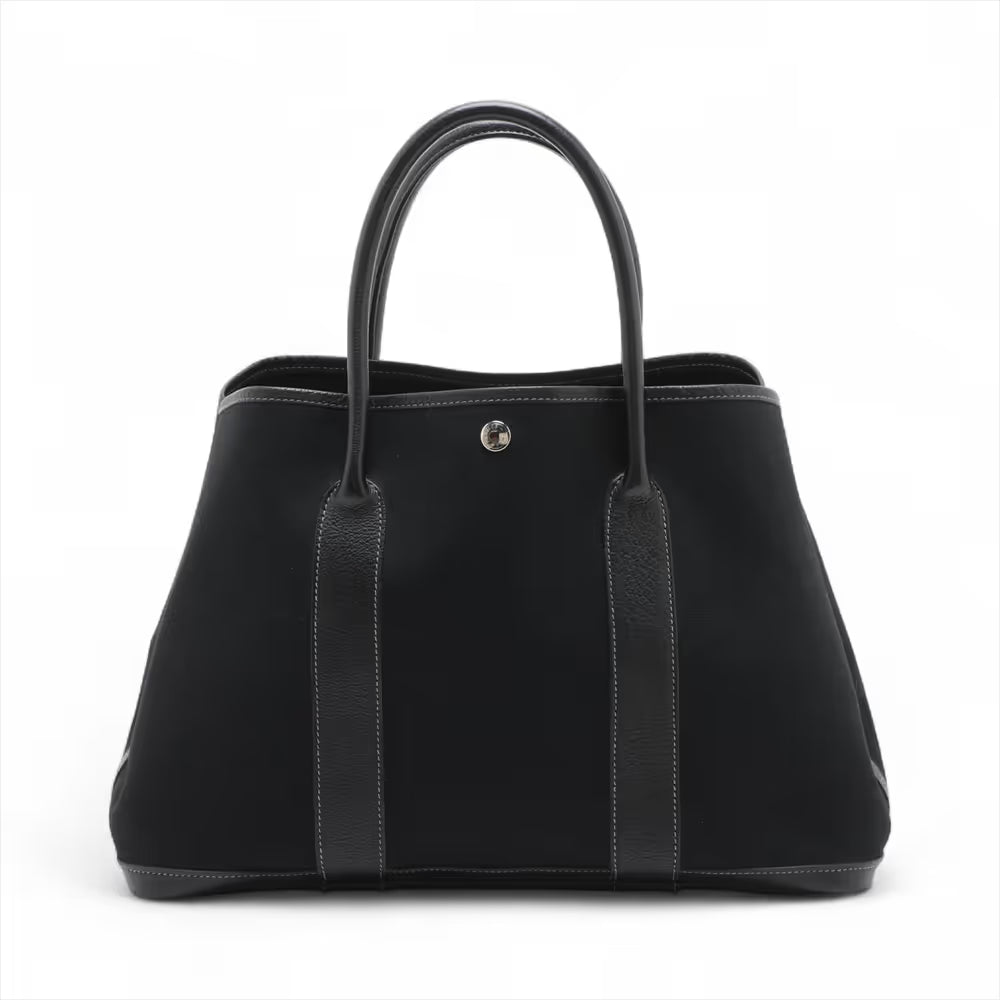 Hermes Garden Party 36 PM Toile Officier × Negonda Black