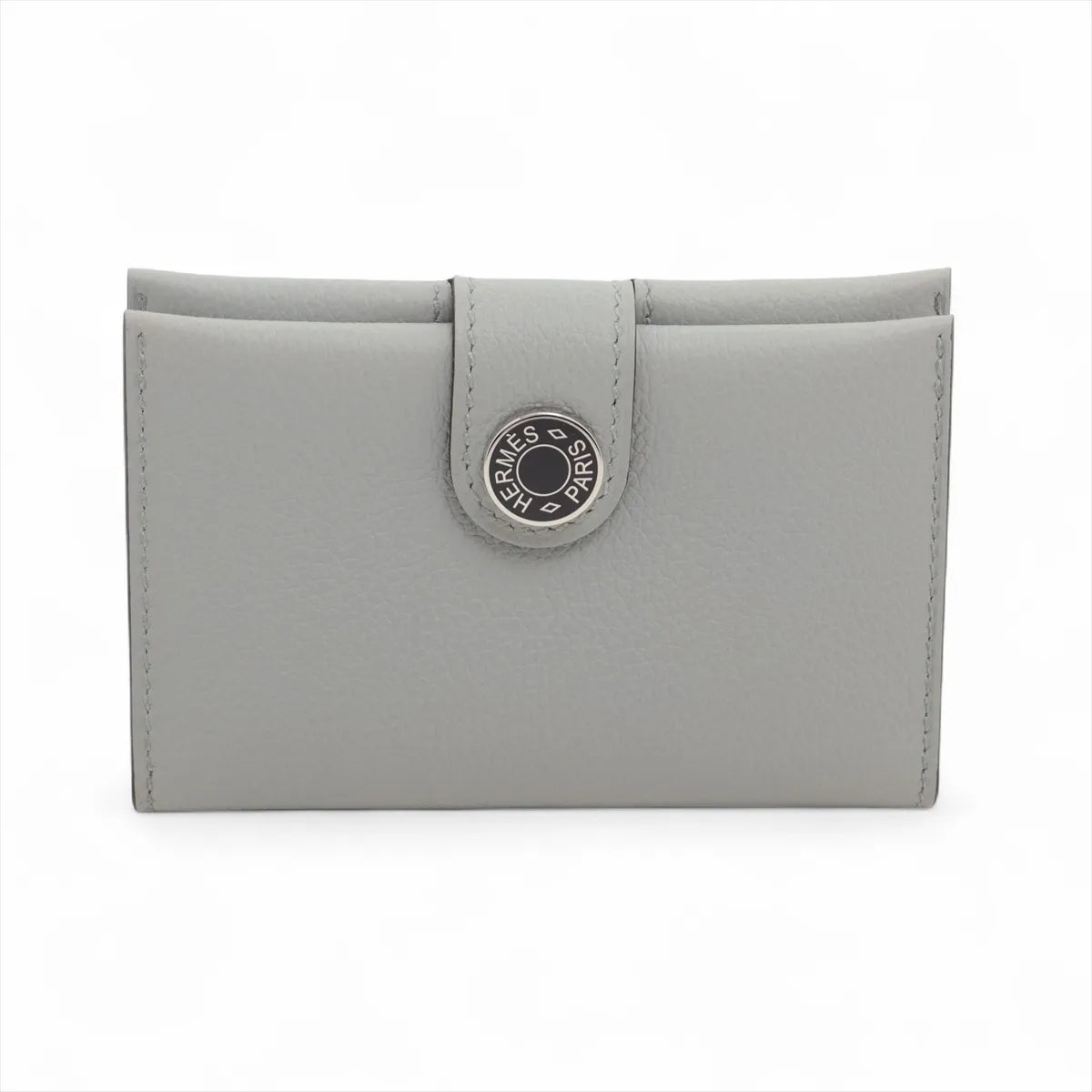 Hermès R.M.S Evercolor Card Case Gray