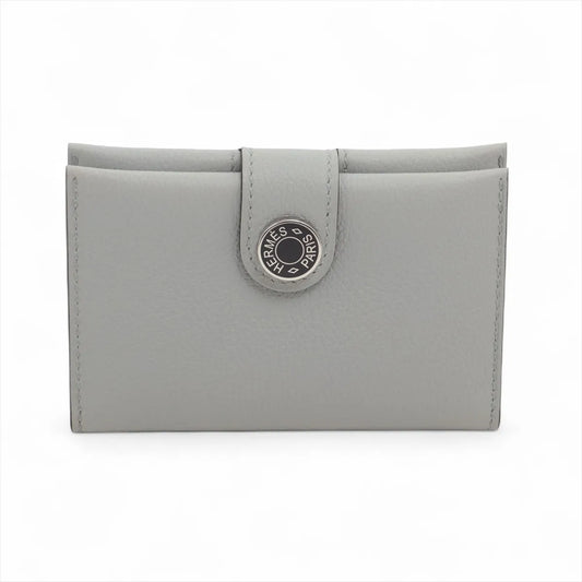 Hermès R.M.S Evercolor Card Case Gray