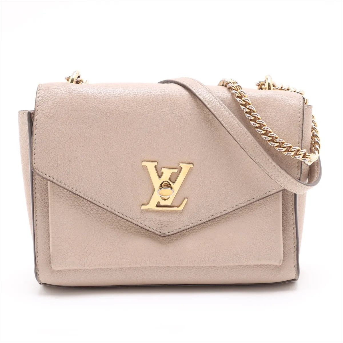 Louis Vuitton Lock Me Chain Shoulder Bag Gray