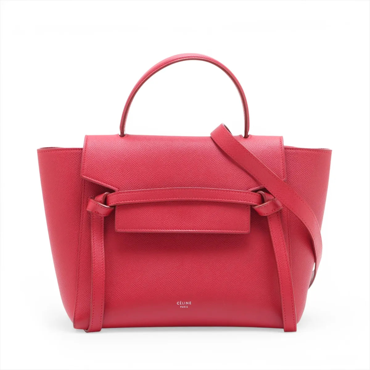 Celine Micro Leather Two-Way Belt Bag Red