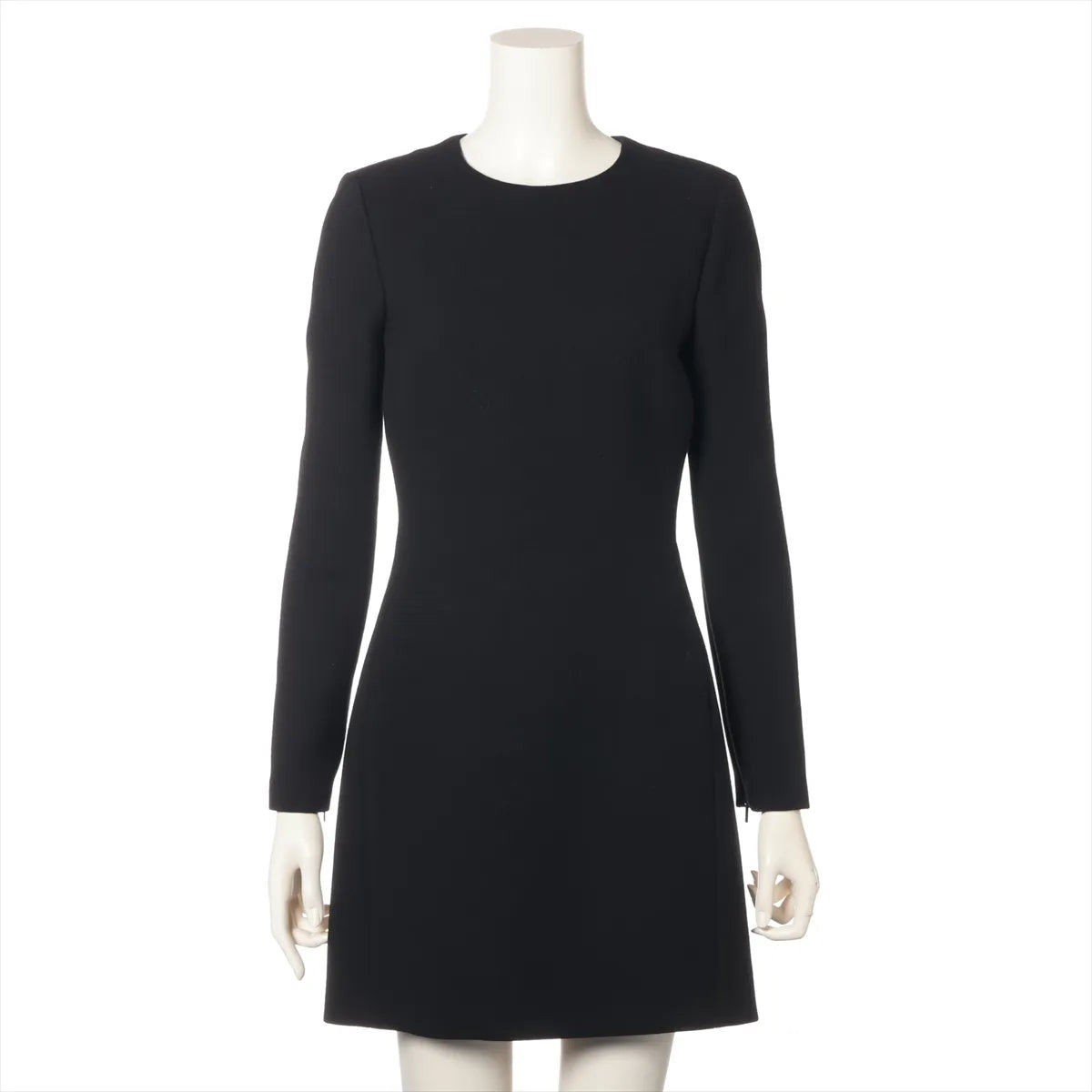 Gucci Wool Long Sleeve Dress Black