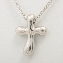 Load image into Gallery viewer, Best Tiffany &amp; Co.Small Cross Pendant Necklace Platinum