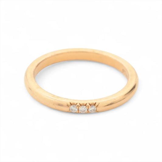 Tiffany & Co. Classic Band Diamond Ring Gold