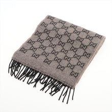 Load image into Gallery viewer, Gucci GG Cashmere Scarf Gray
