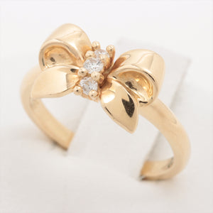 Tiffany & Co. Ribbon Bow Band Diamond Ring Gold