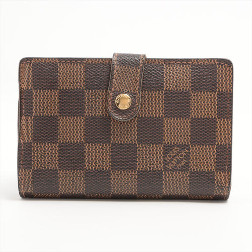 Louis Vuitton Damier Ebene Porte-Monnaie Viennois French Wallet