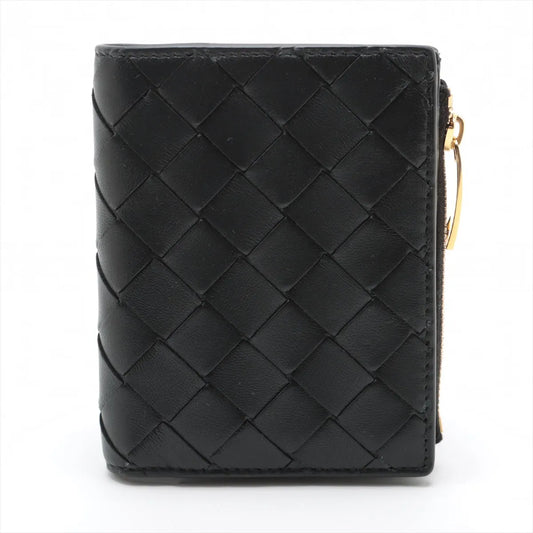 Bottega Veneta Intrecciato Bi fold Wallet Black *PREORDER*
