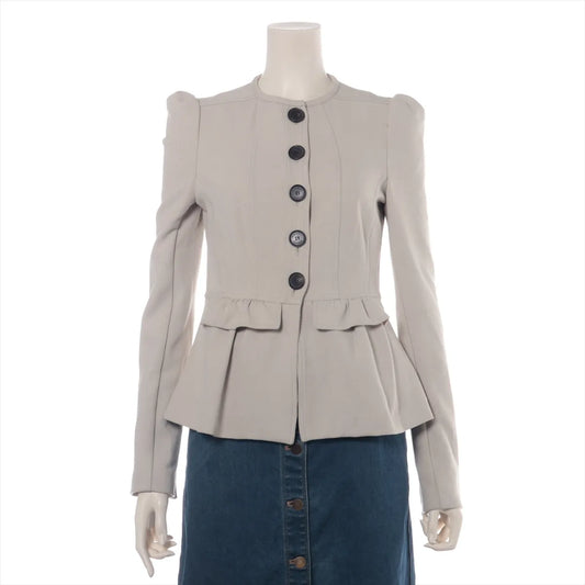 Burberry London Polyester Blazer Jacket Greige