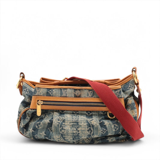 RARE Louis Vuitton Limited Edition Monogram Denim Epaule Raye MM