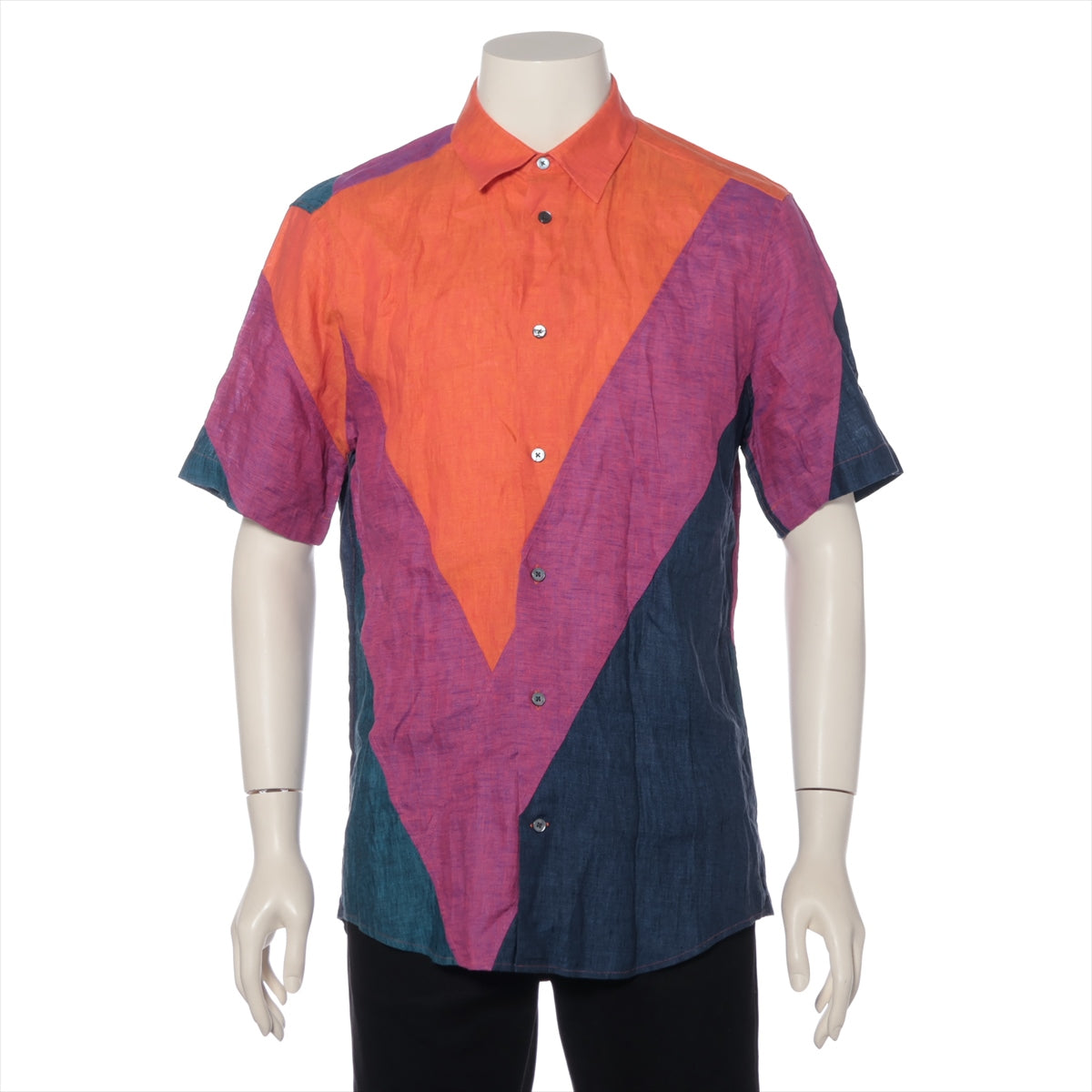 Louis Vuitton Multicolor Linen Top Men’s