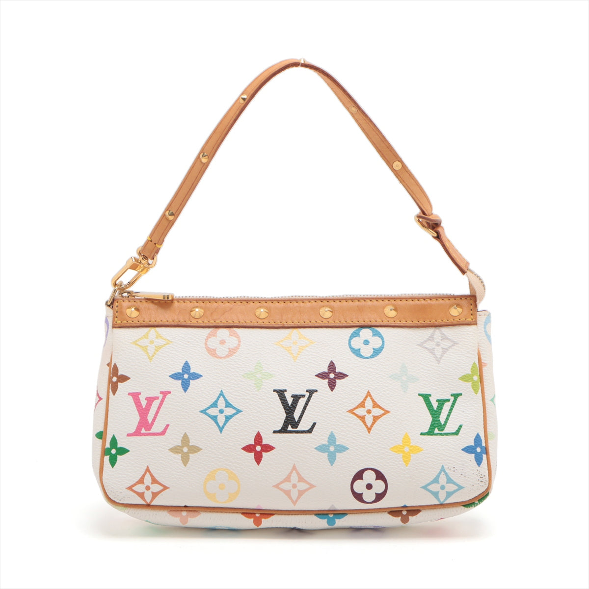 Louis Vuitton Multicolor Pochette Accessoire White