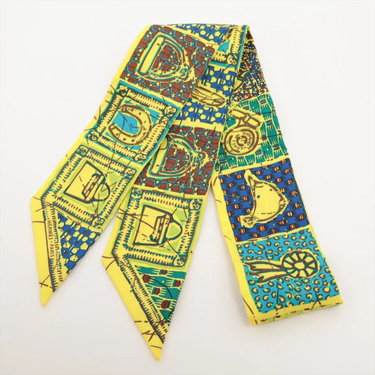 Hermes Twilly Le Boubou H Silk Yellow