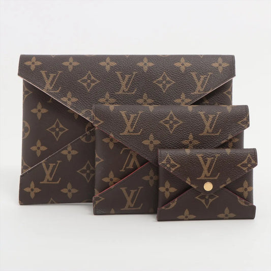 Louis Vuitton Monogram Kirigami Pochette Brown