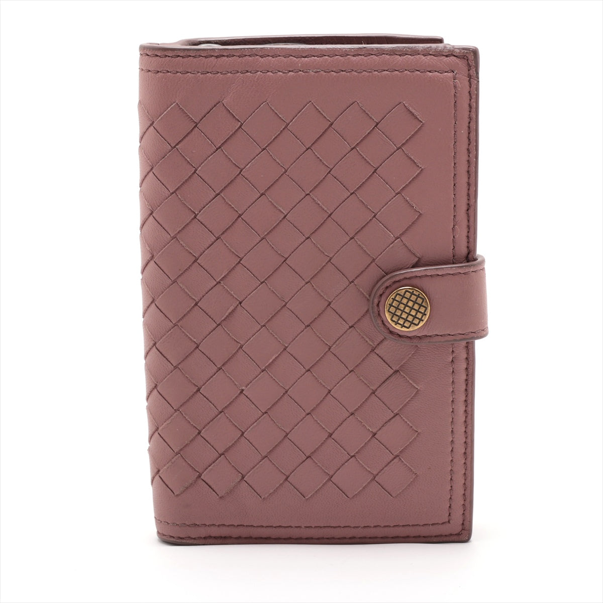 #1 Bottega Veneta Intrecciato Leather Bi fold Medium Wallet