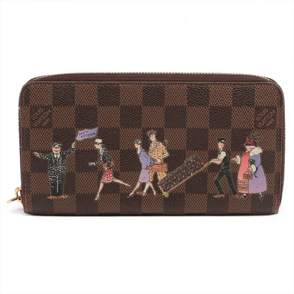Louis Vuitton Illustre Damier Ebene Zippy Wallet