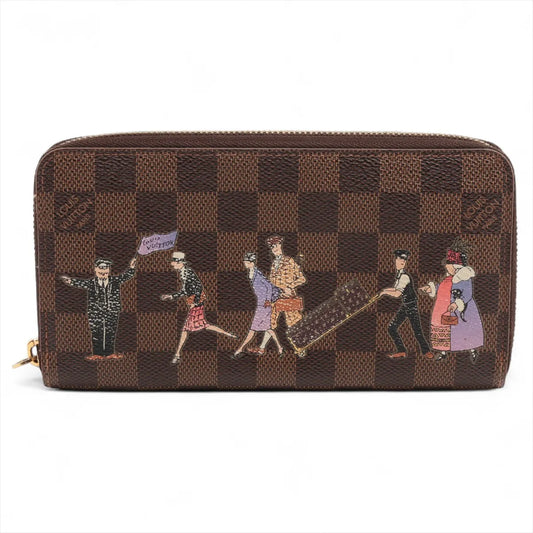 Louis Vuitton Illustre Damier Ebene Zippy Wallet
