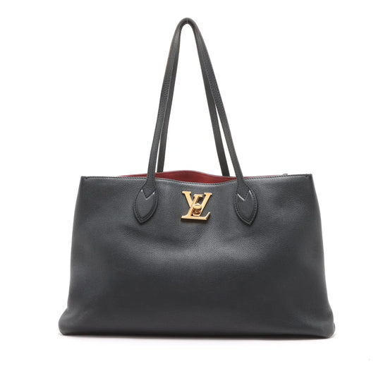 Louis Vuitton Lockme Shopper Tote Bag Black