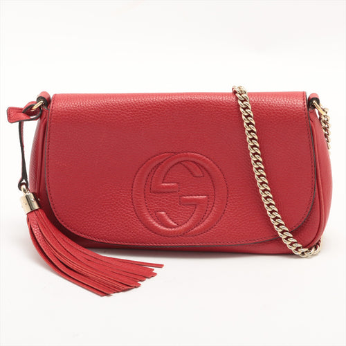 Gucci Rebelle Red Calf Leather Clutch Bag – Queen Bee of Beverly Hills