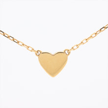 Load image into Gallery viewer, Ahkah Full Heart Necklace Yellow Gold