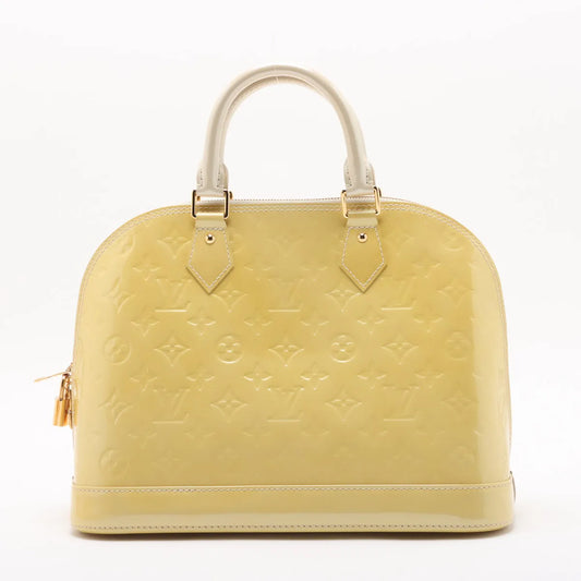 Louis Vuitton Vernis Alma PM Yellow