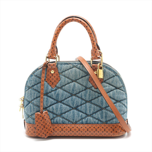 Louis Vuitton Monogram Denim Patchwork Posty Messenger Bag – Redo