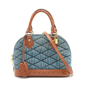 Louis Vuitton Monogram Denim Malletage Alma BB