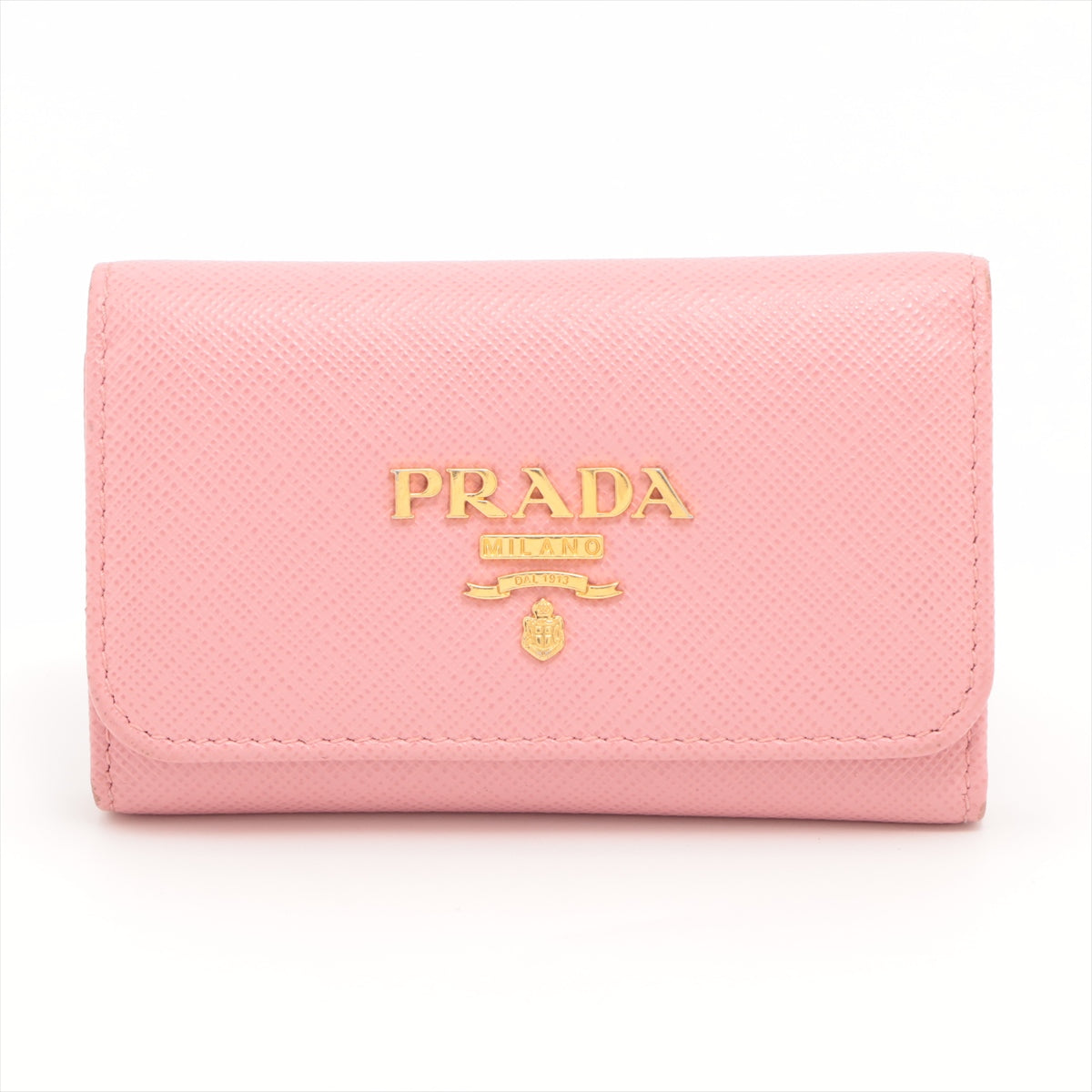 Buy Prada Pink Logo Card Holder in Saffiano Leather for Women in Saudi |  Ounass