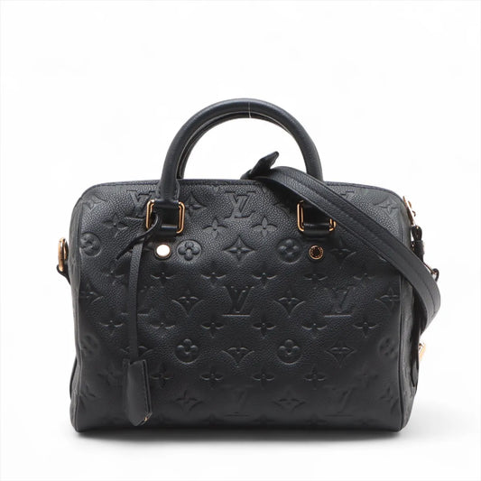 Louis Vuitton Monogram Empreinte Speedy 25 Black