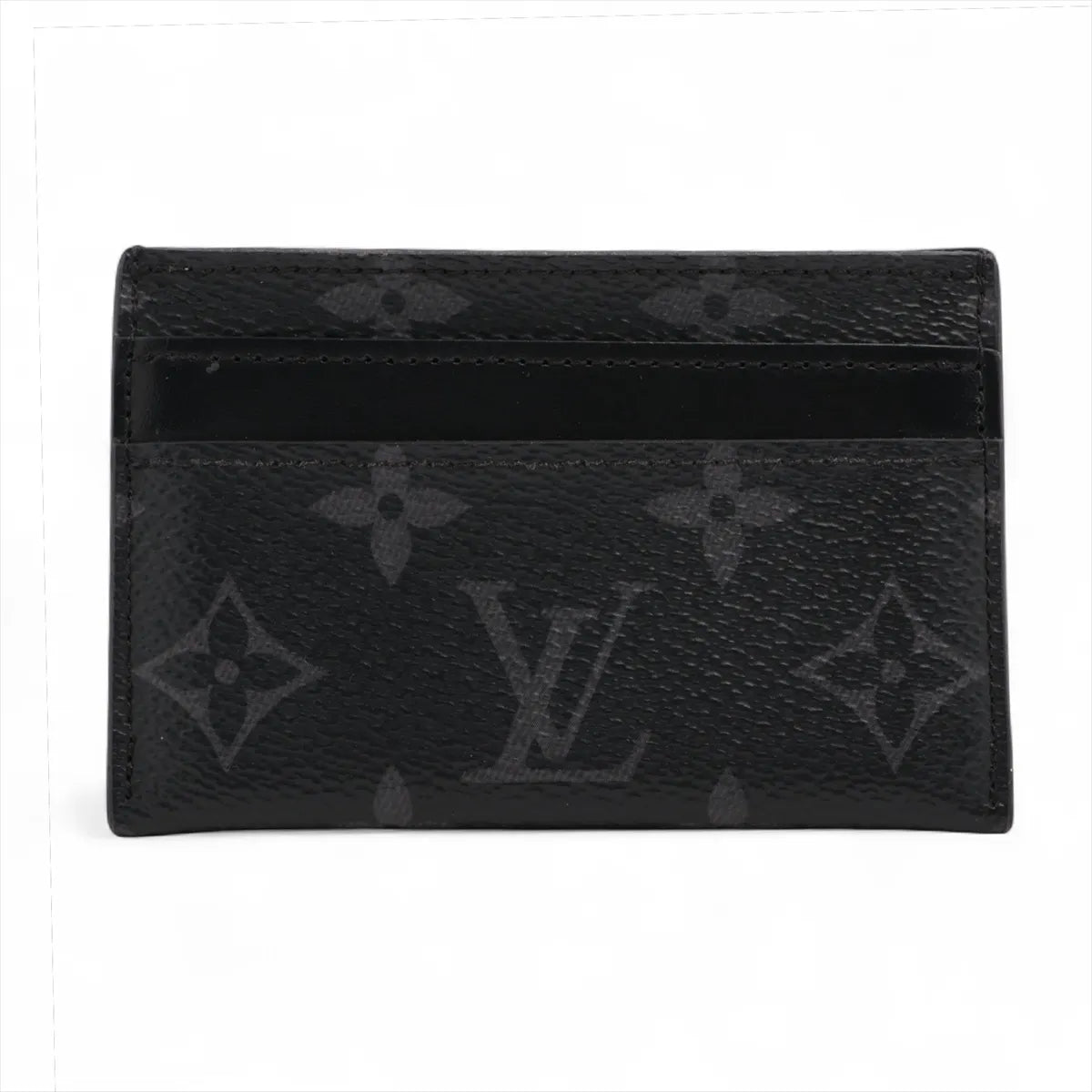 Louis Vuitton Monogram Eclipse Double Card Case Black