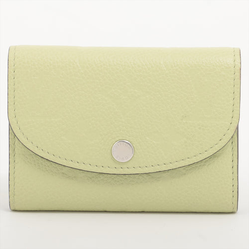 Louis Vuitton Rosalie Coin Purse Light Green Monogram Empreinte