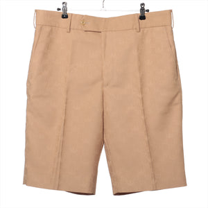 Gucci Adidas Logo Cotton Short Pant Khaki