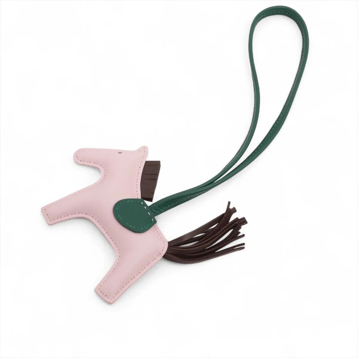 Hermes Rodeo Charm PM Agneau Milo Pink