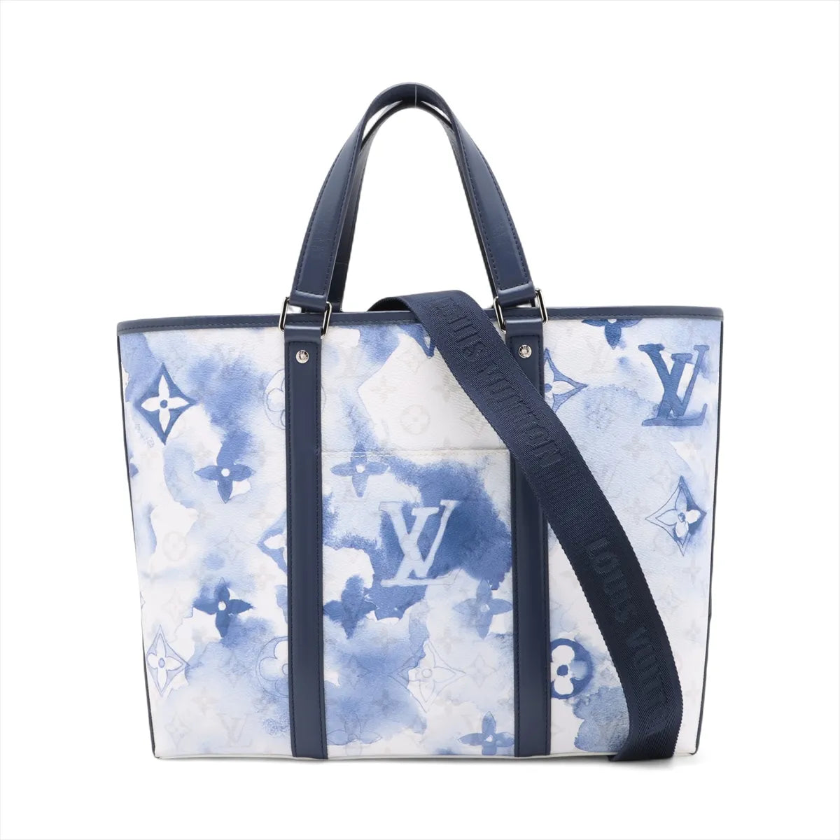 Louis Vuitton Monogram Watercolor Weekend Tote PM Blue
