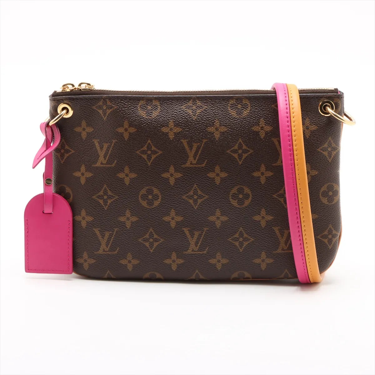 Louis Vuitton Monogram Loretta Shoulder Bag Brown